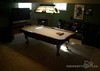 Pool table in the basement